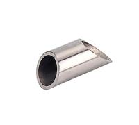 Yardwe Stainless Steel Guitar Slide Bar Finger Slide for Electric and Acoustic Guitar with Smooth String Play and Excellent Intonation, Silver Metal Finger Slider for Country Jazz Blues