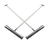 Yardwe Stainless Steel Manhole Cover Hook 2Pcs T Handle Cover Hook for Lifting Manhole Covers and Roller Shutter Doors Heavy Duty Tool for Work
