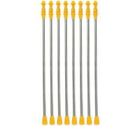 Yardwe Stainless Steel Sprayer Pole Replacement 17.72 in Telescopic Garden Sprayer Extension Pole Spray Rod for Plant Watering Tree and Lawn Spraying 8 Pack
