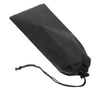 Yardwe Storage Bag Hiking Pole Wrist Foldable Portable Shoulder Strap Easy to Open Close Black Walking Stick Accessories