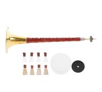 Yardwe Suona Traditional Key Beginner Ethnic Lightweight Wind C Instrument Easy Metal Material to Play Musical Random Color for Students