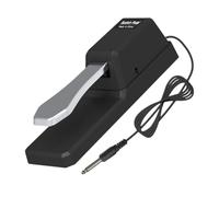 Yardwe Sustain Pedal for Piano Jack Metal Construction Polarity Reversal for Digital Piano and Keyboard Use