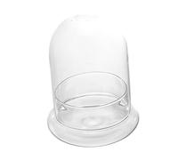 Yardwe Tabletop Glass Bottle with Base for Micro Landscape Display Diy Glass Dome for Miniature Plants and Ornaments Home Decor for Bedroom Office and Living Room