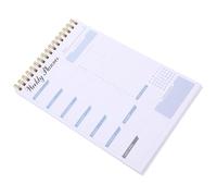 Yardwe Tear off Planning Notepad Paper and Aluminium Alloy Material White with Nonstick Design Simple Style Suitable for Daily and Weekly Life Planning