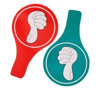 Yardwe Thumbs up Thumbs Down Voting Paddle Signs Portable Voting Board Practical Safe Foam Board for Classroom Most Occasions