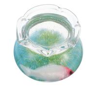 Yardwe Tiny Fish Bowl Aquarium Toys Mini Fish Tank Air Ornaments for Diy Projects Bonsai Figurines