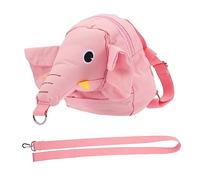 Yardwe Toddler Leash Backpack for Girls with Elephant Design, Pink Toddler Harness with Leash, Safety Walking Backpack for Babies, Soft Material, Suitable for Outdoor Play and Travel