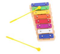 Yardwe Tone Boys and Girls Xylophone Boy Girl's Musical Instrument Aluminum Piano Educational Toy Percussion Instrument