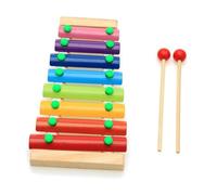 Yardwe Tones Wooden Knock Piano Musical Early Education Instrument for Sensory Play Eye Coordination Development Wooden Random Color