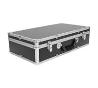 Yardwe Tool Box Aluminum Hard Tool Case Waterproof Carrying Case Portable Test Instruments Cameras Tools Parts and Accessories Storage Box 50X27X12cm Tool Chest