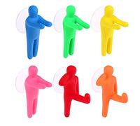 Yardwe Toothbrush Holder Wall Mounted and Towel Hook for Bathroom Storage 6 PCS