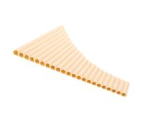 Yardwe Traditional Chinese Pan Flute 22 Pipes Plastic for Beginners and Adults with Left Or Right Hand Playing, Elegant Beige Appearance, for Stage Performances and Folk Music