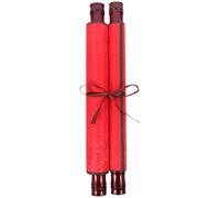 Yardwe Traditional Style Wedding Engagement Scroll in Red Cloth Material with Blank Printing Area Suitable for Chinese Calligraphy Brush, for Wedding Party Decorations
