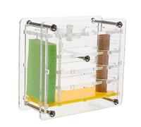 Yardwe Transparent Acrylic Ant Nest Box for Pet Ants Moisturized Living Space and Climbing Habitat Educational Science Compact Observation Case and Study