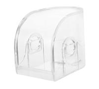 Yardwe Transparent Acrylic Watch Display Case for Travel with Hanging Square Organizer for Watch Storage and Presentation Minimalist Jewelry Box for Men and Women