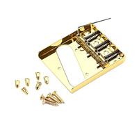 Yardwe Tremolo Bridge Saddle for Electric Guitar Metal Locked String System Suitable for Guitar Replacement