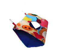 Yardwe Triangle Parrot Hammock Bed Canvas Bird Nest for Pets Comfortable Hanging Sleeping for Parrots Canaries Larks Bear