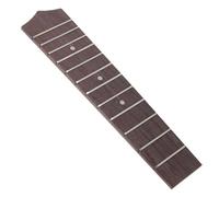 Yardwe Ukulele Fingerboard Replacement Enhances Tonal Richness 12 Frets Metal Fretboard with Ample Space for Intricate Finger Placements for 21 Inch Musical Instrument Repair