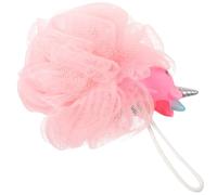 Yardwe Unicorn Cartoon Bath Loofah for Soft Shower Sponge with Thickened PE Mesh for Rich Body Scrubber for Bathing