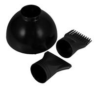 Yardwe Universal Hair Dryer Accessories Set 3pcs Including Diffuser Nozzle and Styling Comb Attachment, Plastic Material for Quick Drying and Versatile Styling at Home or Travel