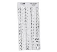 Yardwe Universal Piano Stickers for 88/61/49/37 Keys Removable Keyboard Decals Note Labels for Beginners Practical Piano Introductory Stickers for Easy Learning