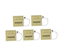 Yardwe Universal Ukulele Strings Set for Repairing Use and Enhancing Playability for 5pcs with Nylon Wire Material for 21/23/26 Inches Bright and Sound, Fast Response