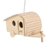 Yardwe Unpainted Bird Houses Nesting Boxes Birdhouse Outdoor Decor Bird Houses for outside Bird Breeding House Decorative Bird House Unpainted Bird Hut The Bird's Nest Bird Supplies Wood