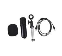 Yardwe USB Recording Microphone Tripod for Desktop and Laptop Portable Condenser Microphone for Computer Use for Home Studio and Live Streaming