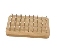 Yardwe Versatile Wooden Pegboard Rehabilitation Tool for Finger Flexibility Dexterity Hand Eye Coordination User Friendly Exercise Board for All Ages Therapy Settings
