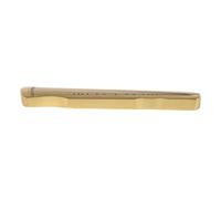 Yardwe Vintage Brass Guqin Paperweight for Calligraphy Practice Heavy Art Paperweight Flat Desktop Accessory for Writing Office Scholars