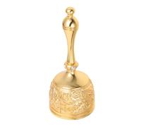 Yardwe Vintage Dragon Phoenix Metal Hand Bell Handheld Service Bell for Christmas Dinner Parties Yoga Elderly Care and Celebrations Distinctive Tone and Traditional Design