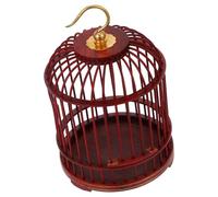 Yardwe Vintage Hanging Bird Cage Insect Cage for Small Pets with Large Capacity Finely Crafted Wooden Suitable for Grasshoppers and Hamsters