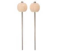 Yardwe Vintage Wood Kick Drum Beater Replacement Hammer Head for Bass Drum Pedal, Warm Authentic Tones, Easy Replacement, Suitable for Percussion Instruments and Drummers