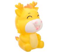 Yardwe Vinyl Dragon Piggy Bank Zodiac Dragon Statue Desktop Decor Money Saving Jar for Lunar Year with Stable Flat Base and Easy Access Stopper