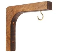 Yardwe Wall Hooks Wooden Plants, Nordic Style, Ideal for Planters, Bird Feeders, Lanterns, Wind Chimes, Wall Sconces