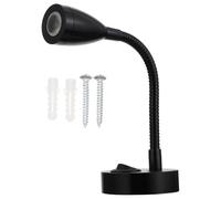 Yardwe Warm LED Reading Light for Rv Yacht Bedside Seat Swivel Spotlight Flexible High-impact Touring Reading Lamp for Small Spaces Indoor Wall Roof Fixture