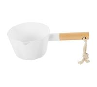 Yardwe Water Ladle Long Handle Japanese Plastic Water Ladle Bath Ladle Water Dipper Shampoo Ladle Scoop Cups for for Kitchen Bathroom Garden Tea Ceremony