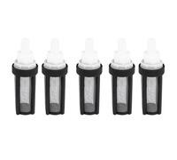 Yardwe Water Pump Filter Strainer for Submersible Pump Stainless Steel Mesh with Plastic Frame 5pcs High Rust Resistance and Easy Installation 9mm Tube Filter for Water Inlet