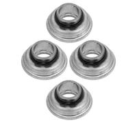 Yardwe Wheelchair Front Fork Bearings 4pcs Drive Walker Caster Wheels Replacement Gray Small Bowl Bearings for Mobility Chairs Transport and Medical Use