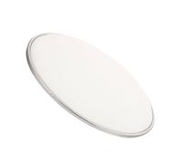 Yardwe White Replacement Drum Skin for Drum Set round Mesh Cloth with Aluminium Frame Never Lose Shape Suitable for Jazz