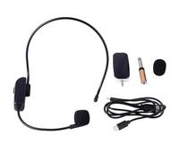 Yardwe Wireless Compact Operate Output Easy Design to Plastic Power Head-mounted Microphone Mic Loudspeaker with 45w Voice Amplifier for Teaching Visiting