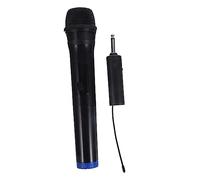 Yardwe Wireless Handheld Microphone for Karaoke and Ktv, Black Plastic Material, Easy to Use with Super Long-distance Reception, for Holiday Singing and Home Entertainment