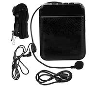 Yardwe Wireless Voice Amplifier with Headset Microphone Uhf Technology Portable Speaker for Outdoor Tours Teaching and Presentations Hour Battery Life Fast Charging Durable