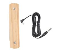 Yardwe Wood Soundhole Pickup for Acoustic Classical Guitars and Ukuleles No Drilling Required Easy Installation Broad Compatibility Audio Performance