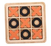 Yardwe Wooden Board Game for Montessori for Players Promotes Strategic Thinking Family Interaction Construction for Young Educational Fun