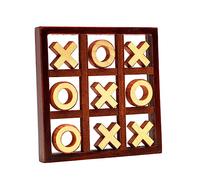 Yardwe Wooden Chess for Interactive Educational for Family Fun Logic Strategy Skills for Birthdays Learning Activities