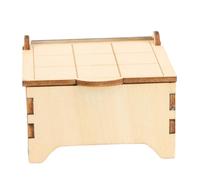 Yardwe Wooden Game for Portable Puzzles Box Family Board Game for Players Montessori Educational Wooden Quality for Social Interaction and Fun