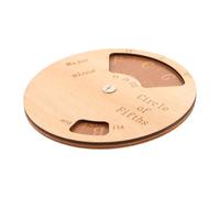 Yardwe Wooden Guitar Chord Trainer Melody Chord Tool for Guitar Practice Circle of Fifths Music