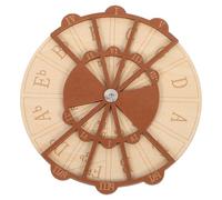 Yardwe Wooden Guitar Circle Of Fifths Chord Trainer Chord Learning Aid Guitar Melody Training Tool Portable Music Theory Wheel For Beginners Students