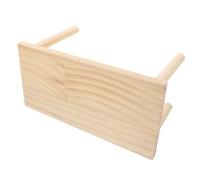 Yardwe Wooden Hamster Climbing Platform with Stand Versatile Small Pet Activity for Hamsters Guinea Pigs Hedgehogs Chinchillas and Ferrets Space-saving Playground and Resting Area